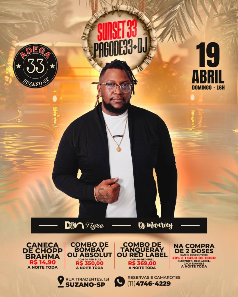 ADEGA 33 SUZANO DOMINGO SUNSET