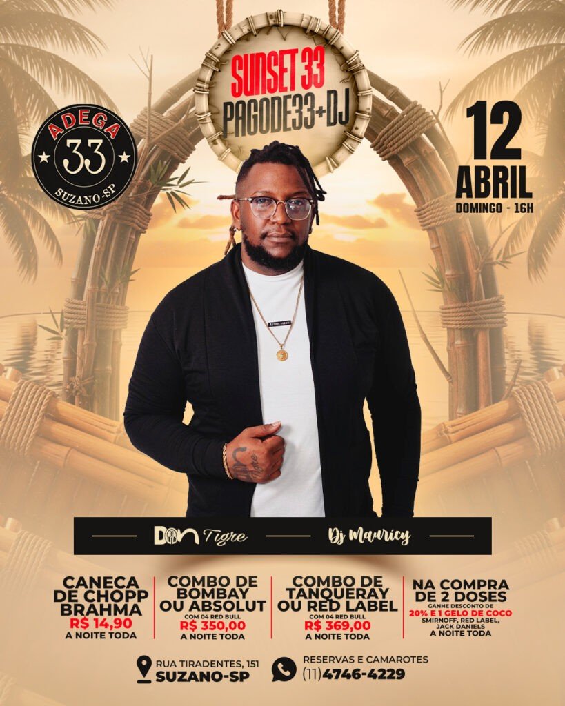 ADEGA 33 SUZANO DOMINGO SUNSET